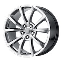 OE Creations 184 Hyper Silver Dark Wheels