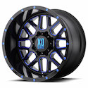XD Series XD820 Wheels Black/Blue